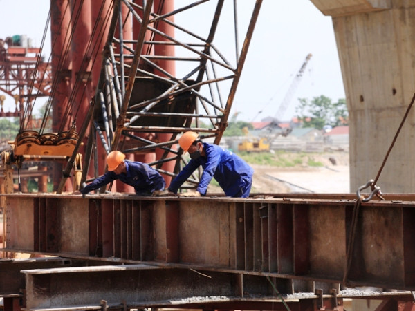 Chùm ảnh cầu Đông Trù nối hai bờ Long Biên-Đông Anh ảnh 6