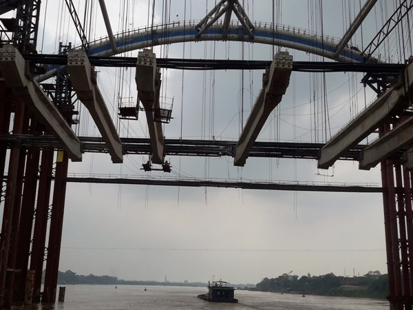 Chùm ảnh cầu Đông Trù nối hai bờ Long Biên-Đông Anh ảnh 2