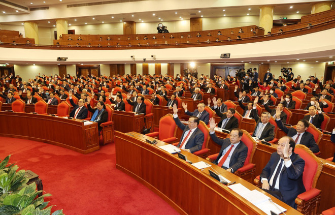 Nhất trí cao nhân sự tham gia Bộ Chính trị, Ban Bí thư khóa XIII ảnh 1