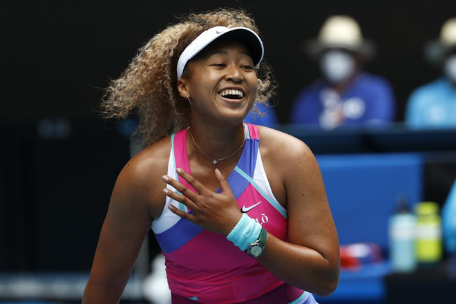 Naomi Osaka vào vòng 2 Asutralian Open. (Nguồn: AP) Australian Open 2022: Osaka vào vòng 2, hạt giống bắt đầu rơi rụng ảnh 1