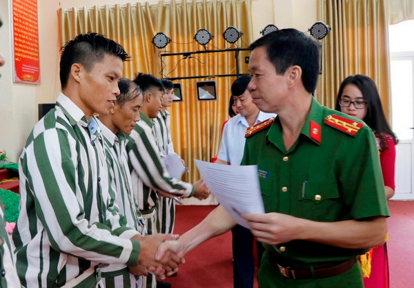 Quyết định tha tù trước thời hạn có điều kiện cho 65 phạm nhân ảnh 1