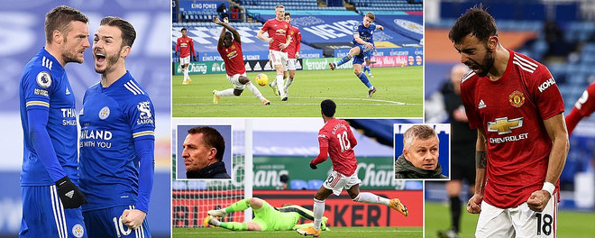 Hòa Leicester City, M.U lỡ cơ hội leo lên tốp 2 Premier League ảnh 1