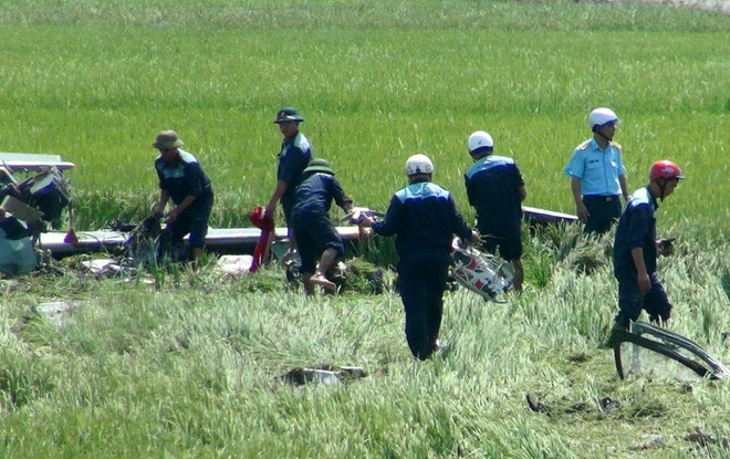 [Photo] Hiện trường máy bay quân sự gặp nạn ở tỉnh Phú Yên ảnh 1