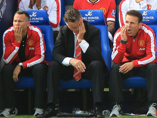 HLV Louis van Gaal ngậm ngùi thừa nhận gặp khó khăn ở M.U ảnh 1