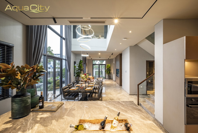 Trải nghiệm biệt thự mẫu đô thị đảo Phượng Hoàng bằng đường sông ảnh 3