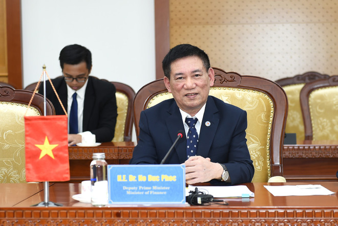 Phó Thủ tướng kiêm Bộ trưởng Bộ Tài chính Hồ Đức Phớc. (Ảnh: BTC/Vietnam) BT 3.JPG