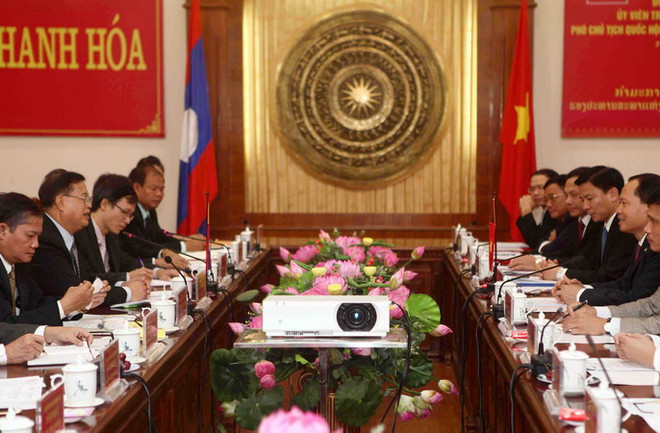 Phó Chủ tịch Quốc hội Lào thăm làm việc tại tỉnh Thanh Hóa ảnh 1