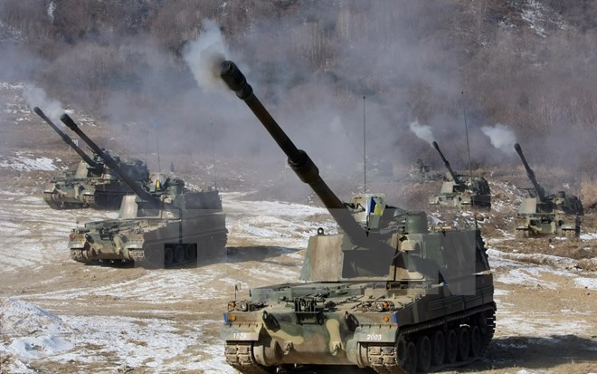 Hàn Quốc: Pháo tự hành bất ngờ bị lật làm một hạ sỹ thiệt mạng ảnh 1