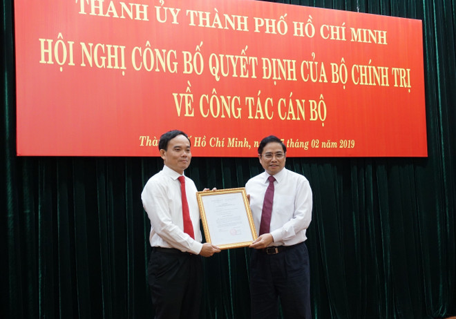 Ông Trần Lưu Quang làm Phó Bí thư Thường trực Thành ủy TP.HCM ảnh 1