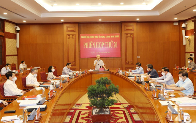 Phiên họp thứ 20 Ban Chỉ đạo Trung ương về phòng, chống tham nhũng ảnh 1