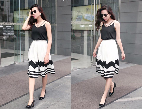 Ngẩn ngơ trước gu thời trang của kiều nữ Việt khi xuống phố ảnh 1