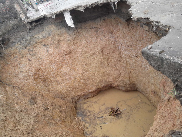 Cần xác định nguyên nhân hố sụt lún bất thường ở Thanh Hóa ảnh 1