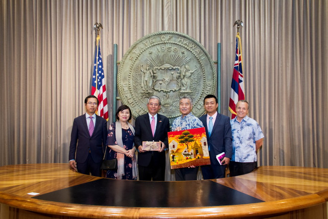 Đại sứ Việt Nam tại Hoa Kỳ thăm tàu Cảnh sát biển neo đậu tại Hawaii ảnh 2