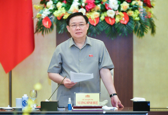 Chủ tịch Quốc hội chủ trì cuộc họp về Chương trình Mục tiêu Quốc gia ảnh 1