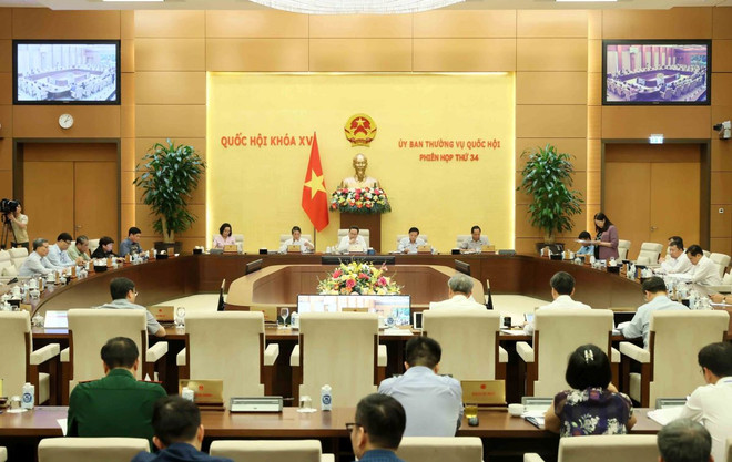 Quang cảnh phiên họp. (Ảnh: An Đăng/TTXVN) ttxvn_ubtv_quoc_hoi_1306-2.jpg