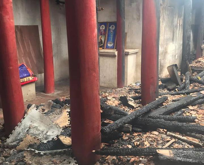Hà Nội: Chùa Thanh Sơn bị cháy rụi, thiệt hại lên đến 700 triệu đồng ảnh 1