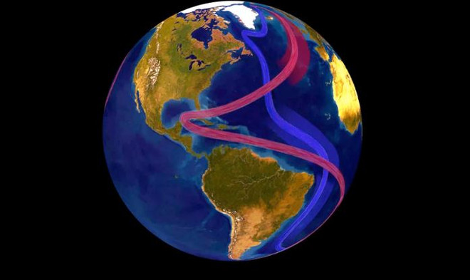 Nguy cơ thảm họa toàn cầu nếu hệ thống hải lưu AMOC ngừng lưu thông ảnh 1