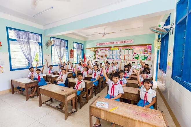Giờ uống sữa học đường - "tiết học" với nhiều điều thú vị ảnh 13