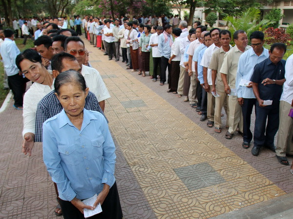 Ủy ban bầu cử Campuchia bắt đầu tuyên truyền về cuộc tổng tuyển cử ảnh 1