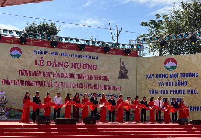 Hà Nội: Lễ tưởng niệm ngày hóa Đức Thánh Tản Viên Sơn ảnh 1