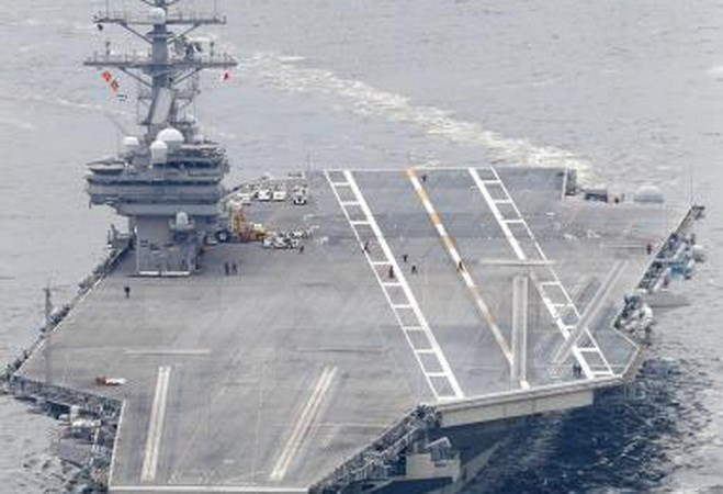 Tàu sân bay Ronald Reagan của Mỹ tham gia tập trận với Nhật Bản ảnh 1