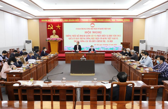 Thống nhất kế hoạch giám sát, phản biện giữa MTTQ và các tổ chức ảnh 1