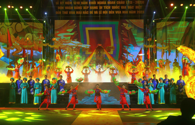 Về Nghệ An thăm Di tích Quốc gia Đặc biệt Đền Thờ Vua Mai Hắc Đế ảnh 1