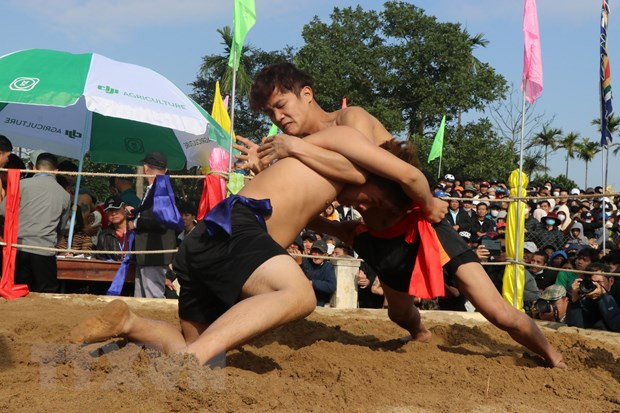 Đầu Xuân về dự Hội Vật truyền thống làng Sình ở Thừa Thiên-Huế ảnh 1