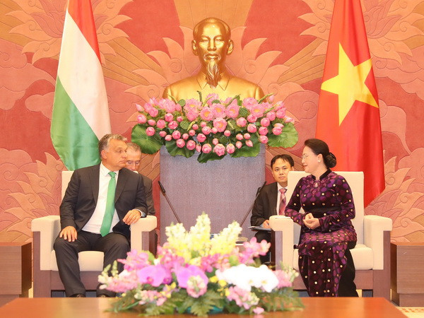 Chủ tịch Quốc hội Nguyễn Thị Kim Ngân tiếp Thủ tướng Hungary ảnh 1