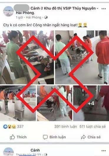 Xử lý đối tượng đăng tin sai lệch về việc công nhân bị bỏ đói ảnh 1