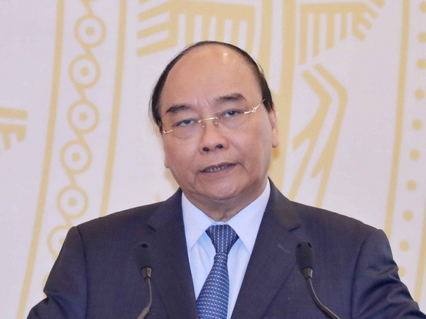 Thủ tướng Nguyễn Xuân Phúc. (Ảnh: Thống Nhất/TTXVN) Thủ tướng tham dự Hội nghị Mekong-Hàn Quốc và thăm chính thức Hàn Quốc ảnh 1