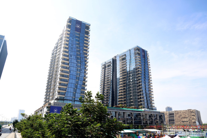 Khu căn hộ cao cấp ở thành phố Thủ Đức, Thành phố Hồ Chí Minh. (Ảnh: Hồng Đạt/ TTXVN) TTXVN_3004batdongsanNambo3.jpg