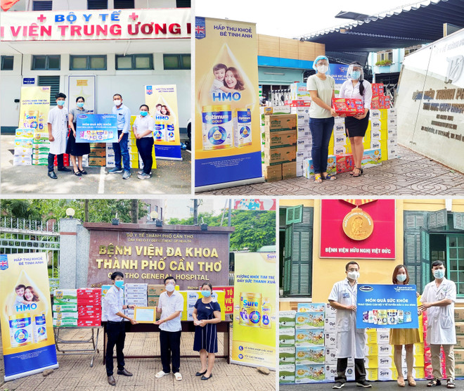 Vinamilk đẩy mạnh hành trình tiếp sức tuyến đầu chống dịch COVID-19 ảnh 4