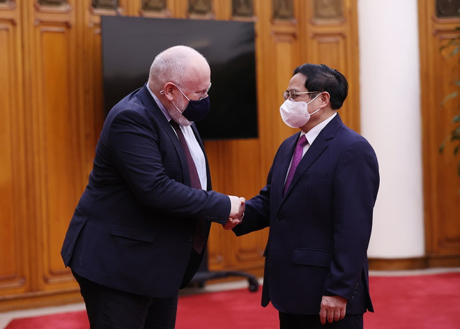 Thủ tướng Phạm Minh Chính tiếp Phó Chủ tịch điều hành Ủy ban Châu Âu ảnh 1