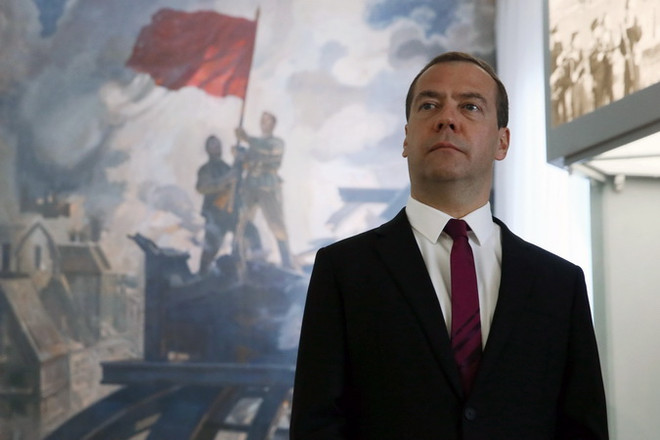 Thủ tướng Nga Dmitry Medvedev. (Nguồn: AFP/TTXVN) Chính phủ Nga muốn gia hạn trừng phạt EU tới cuối năm 2018 ảnh 1