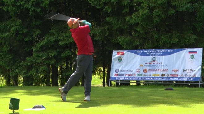 Một số hình ảnh tại giải golf. (Ảnh: Dương Trí/Vietnam+) Giải golf EVAG - Moscow mở rộng quy tụ người Việt khắp năm châu ảnh 2