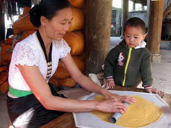 Bánh Khẩu Xén - đặc sản ngày Tết của người Thái Mường Lay ảnh 1