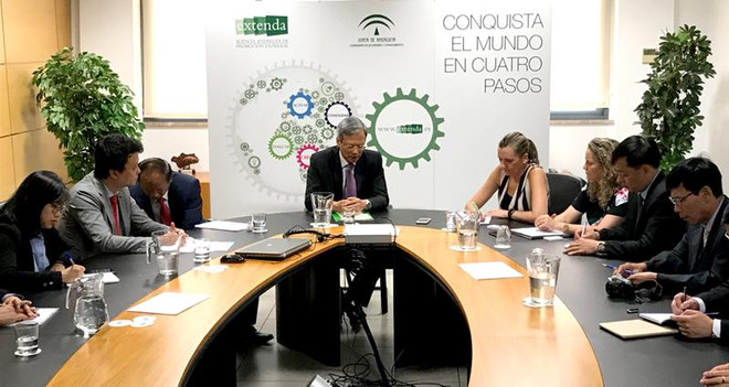 Đoàn công tác tỉnh Tuyên Quang thăm và làm việc tại Tây Ban Nha ảnh 1