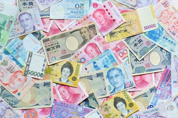 Các đồng tiền châu Á. (Nguồn: 123rf.com) ''Dịch COVID-19 khiến thị trường tài chính toàn cầu kém tích cực hơn'' ảnh 1