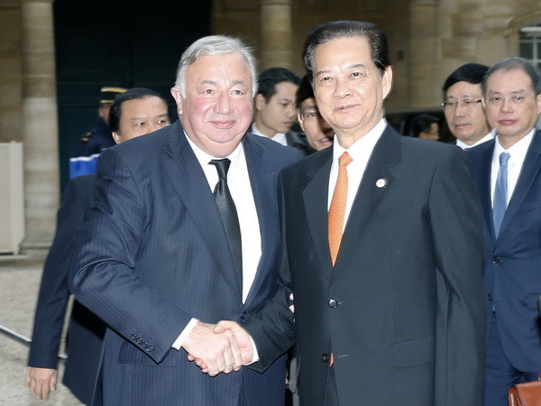 Thủ tướng hội kiến Chủ tịch Thượng viện và Hạ viện Pháp ảnh 1