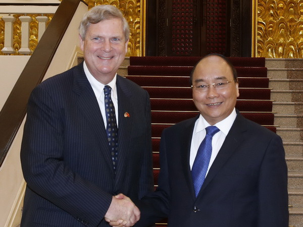 Thủ tướng Nguyễn Xuân Phúc tiếp Bộ trưởng Nông nghiệp Hoa Kỳ ảnh 1
