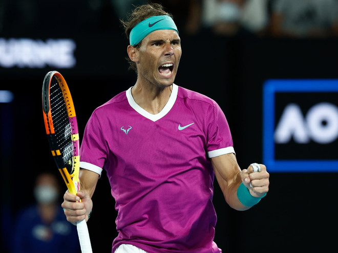 Nadal vào chung kết Australian Open 2022. (Nguồn: Getty Images) Nadal vào chung kết Australian Open, áp sát kỷ lục Grand Slam ảnh 1