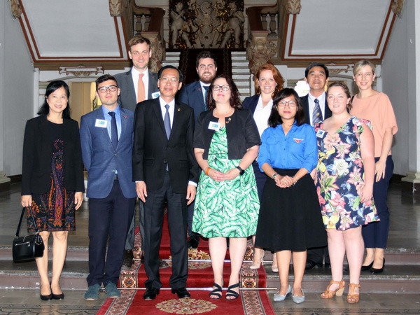 Lãnh đạo TP.HCM tiếp đoàn Hội đồng giao lưu chính trị Australia ảnh 2