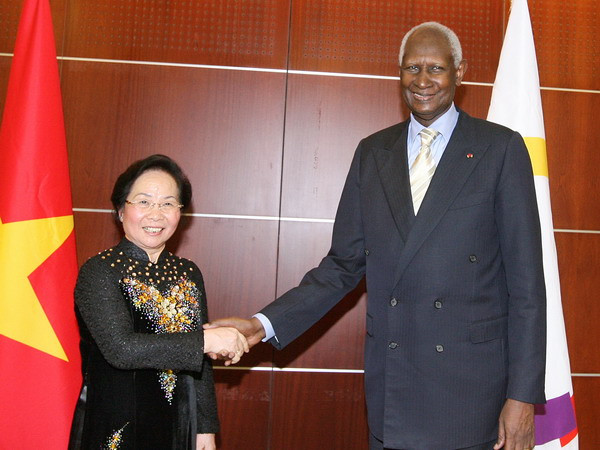 Phó Chủ tịch nước gặp Tổng Thư ký Tổ chức quốc tế Pháp ngữ ảnh 1