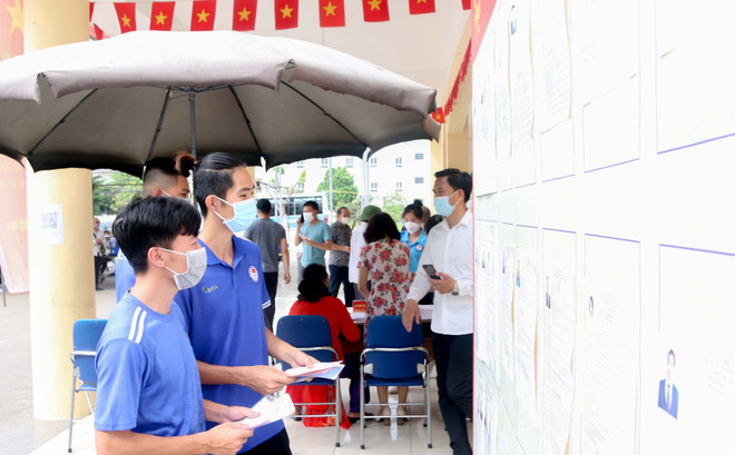 Hơn 300 vận động viên hoàn thành bỏ phiếu tại nơi tập luyện ảnh 2