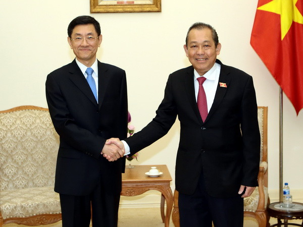 Phó Thủ tướng tiếp Thứ trưởng Bộ An ninh Quốc gia Trung Quốc ảnh 1