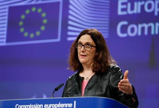 EU sẵn sàng thảo luận với Mỹ đề giải quyết tranh cãi thương mại ảnh 1