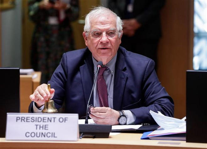 Đại diện cấp cao về chính sách an ninh và đối ngoại của Liên minh châu Âu (EU) Josep Borrell. (Ảnh: AFP/TTXVN) EU tăng cường hợp tác với ASEAN đối phó với đại dịch COVID-19 ảnh 1