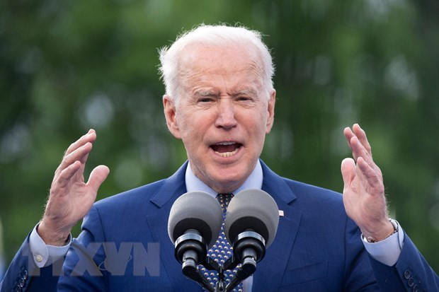 Tổng thống Mỹ Joe Biden. (Ảnh: AFP/TTXVN) Những vấn đề định hình quan hệ Mỹ-EU nhiệm kỳ Tổng thống Joe Biden ảnh 2