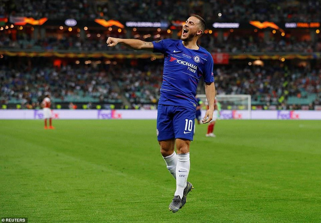 Hazard lập cú đúp trong trận đấu cuối cùng cho Chelsea. Hủy diệt Arsenal, Chelsea vô địch Europa League thuyết phục ảnh 2